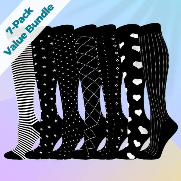 Comfort-Pro™ Creative Compression Socks (Enhanced With Gradual Compression)
