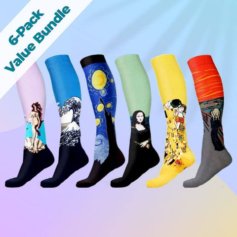 Comfort-Pro™ Creative Compression Socks (Enhanced With Gradual Compression)