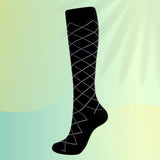 Comfort-Pro™ Creative Compression Socks For Men & Women  (Enhanced Gradual Compression) Classic Stripes / Small / Medium