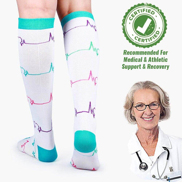 Comfort-Pro™ Creative Compression Socks (Enhanced With Gradual Compression)