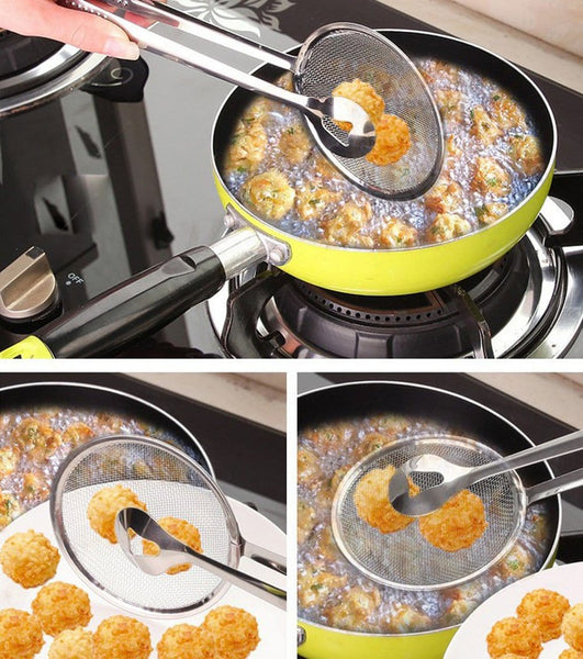 Clever Frying Tongs