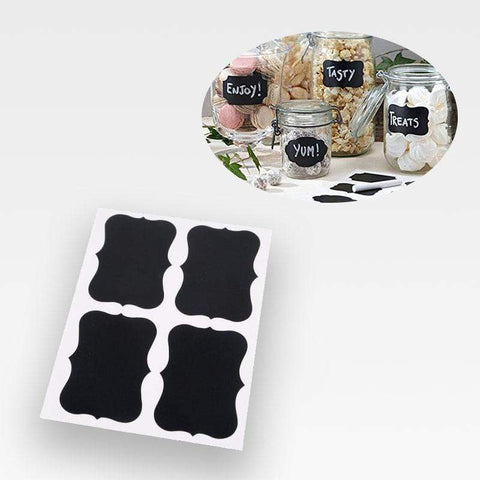 Reusable Chalkboard Sticker Labels (72 Pcs)