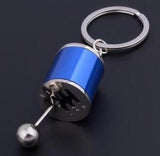 Shifter Fidget Stick Keychain Blue