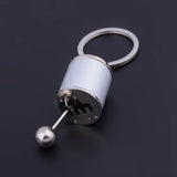 Shifter Fidget Stick Keychain Silver