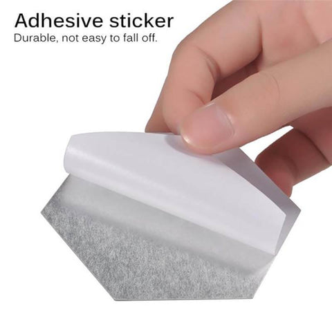 DIY Mirror Self-Adhesive Removable Wall Sticker Decals (12 Pieces)