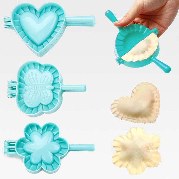 DeliDough™ Creative DIY 2-In-1 Dough Press Mold & Cutter Set (With Free Bonus Recipe E-Book)