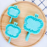 DeliDough™ Creative DIY 2-In-1 Dough Press Mold & Cutter (4 Different Shapes) Butterfly / Small
