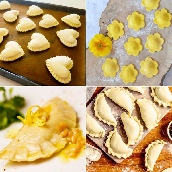 DeliDough™ Creative DIY 2-In-1 Dough Press Mold & Cutter Set (With Free Bonus Recipe E-Book)