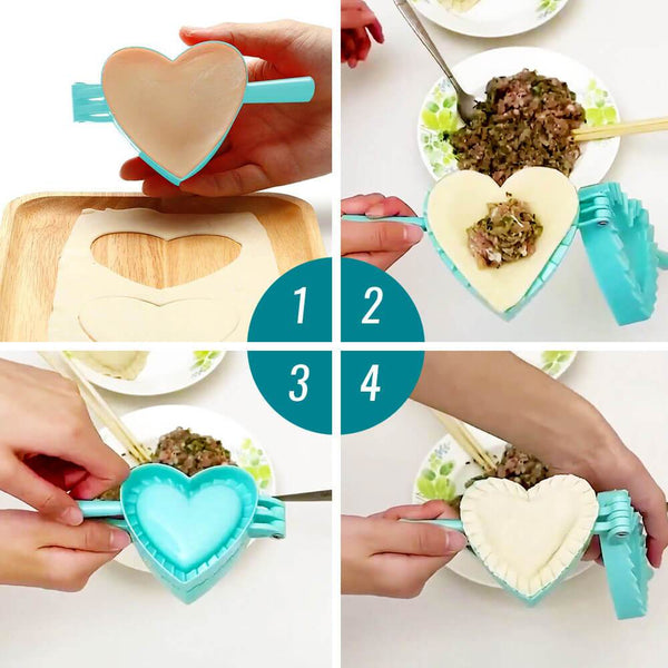 DeliDough™ Creative DIY 2-In-1 Dough Press Mold & Cutter Set (With Free Bonus Recipe E-Book)