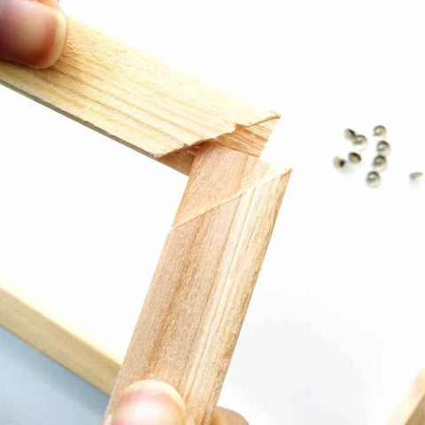 Wooden Frame for Paint-By-Numbers Canvases