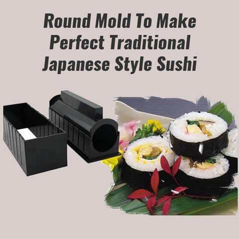 OishiSushi™ All-In-One DIY Sushi Making Kit (4 Roll Shapes)