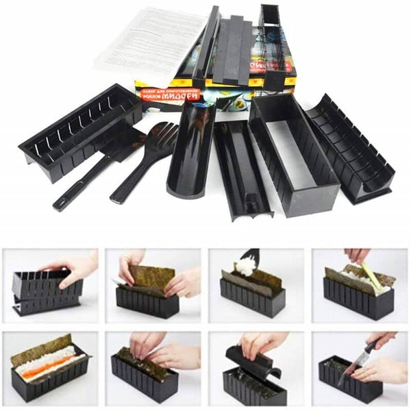 OishiSushi™ All-In-One DIY Sushi Making Kit (4 Roll Shapes)