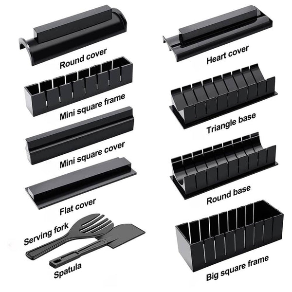 OishiSushi™ All-In-One DIY Sushi Making Kit (4 Roll Shapes)