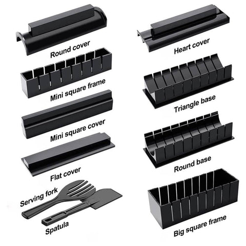 OishiSushi™ All-In-One DIY Sushi Making Kit (4 Roll Shapes)