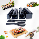 OishiSushi™ All-In-One DIY Sushi Making Kit (4 Roll Shapes) Black