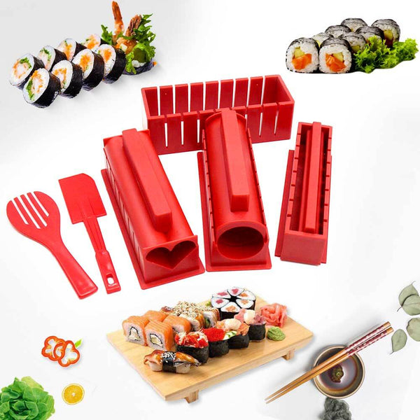 OishiSushi™ All-In-One DIY Sushi Making Kit (4 Roll Shapes)