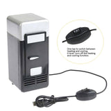 Portable 2-in-1 Mini USB Cooler Warmer Black