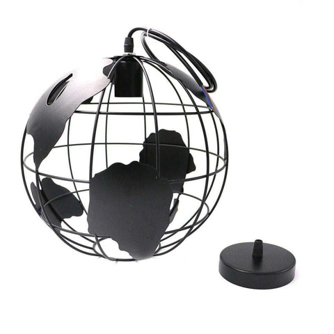 World Map Globe Pendant Light