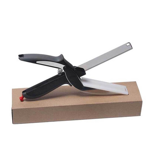 EasyCut™ 2-in-1 Knife and Built-in Cutting Board Food Chopper