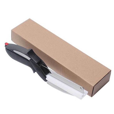 EasyCut™ 2-in-1 Knife and Built-in Cutting Board Food Chopper