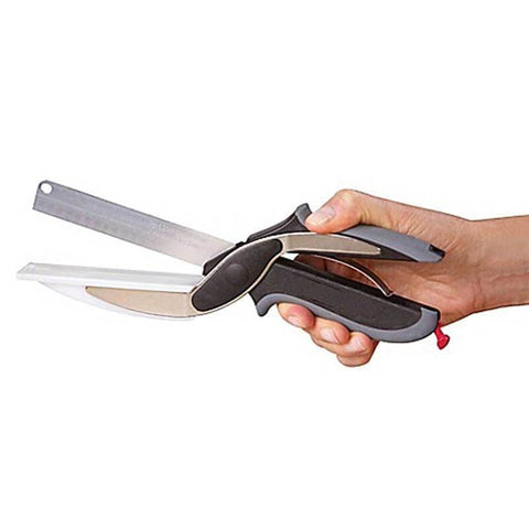 EasyCut™ 2-in-1 Knife and Built-in Cutting Board Food Chopper