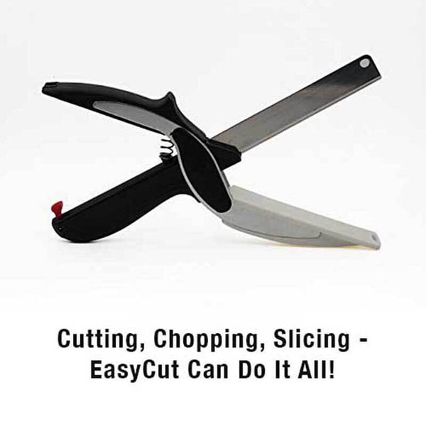 EasyCut™ 2-in-1 Knife and Built-in Cutting Board Food Chopper