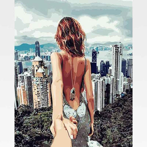 Follow Me To New York Paint-By-Numbers Kit