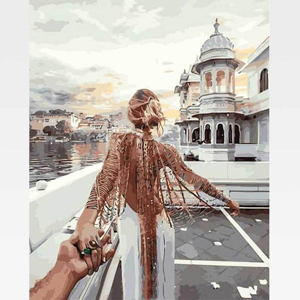 Follow Me To Venice Paint-By-Numbers Kit