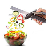 EasyCut™ 2-in-1 Knife and Built-in Cutting Board Food Chopper
