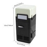 Portable 2-in-1 Mini USB Cooler Warmer Black