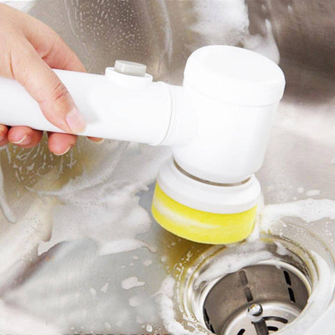 ScrubberPlus™ 5-In-1 Handheld Electric Cleaning & Scrubber Brush