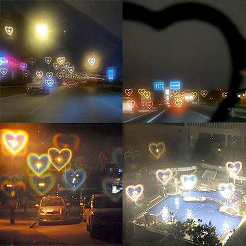 HaloHearts™ Magical Heart Diffraction Special Effect Glasses