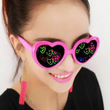 HaloHearts™ Magical Heart Diffraction Special Effect Glasses