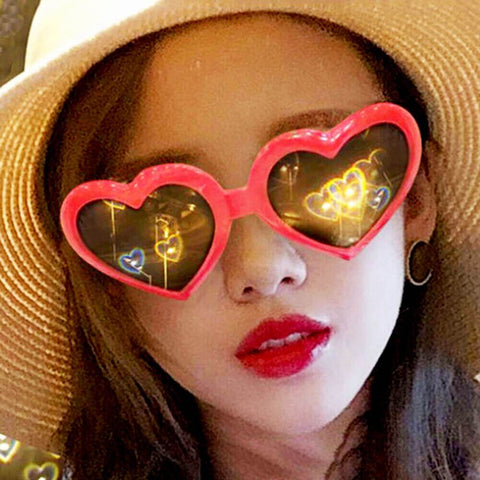 HaloHearts™ Magical Heart Diffraction Special Effect Glasses