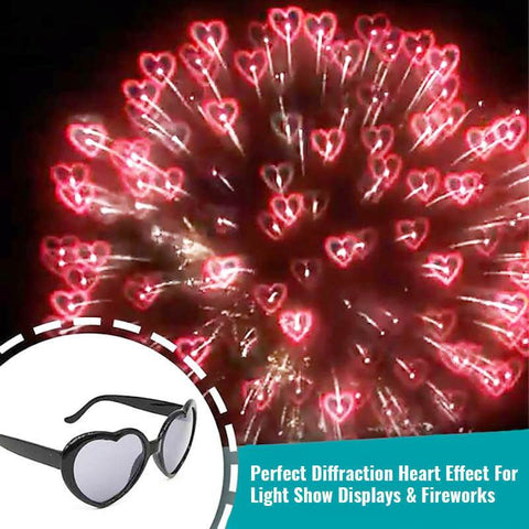 HaloHearts™ Magical Heart Diffraction Special Effect Glasses