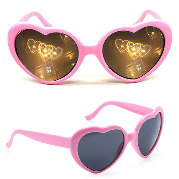 HaloHearts™ Magical Heart Diffraction Special Effect Glasses