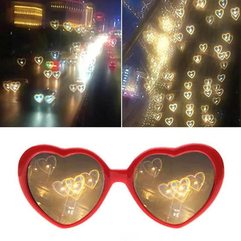 HaloHearts™ Magical Heart Diffraction Special Effect Glasses