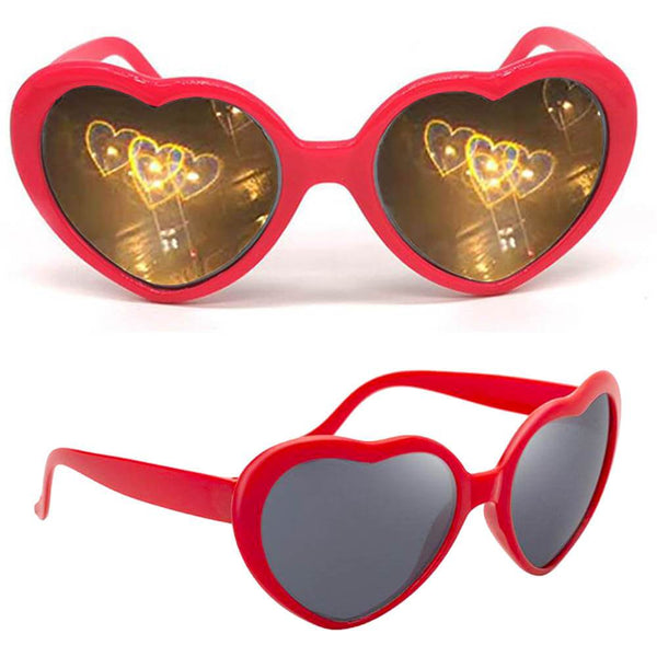 HaloHearts™ Magical Heart Diffraction Special Effect Glasses