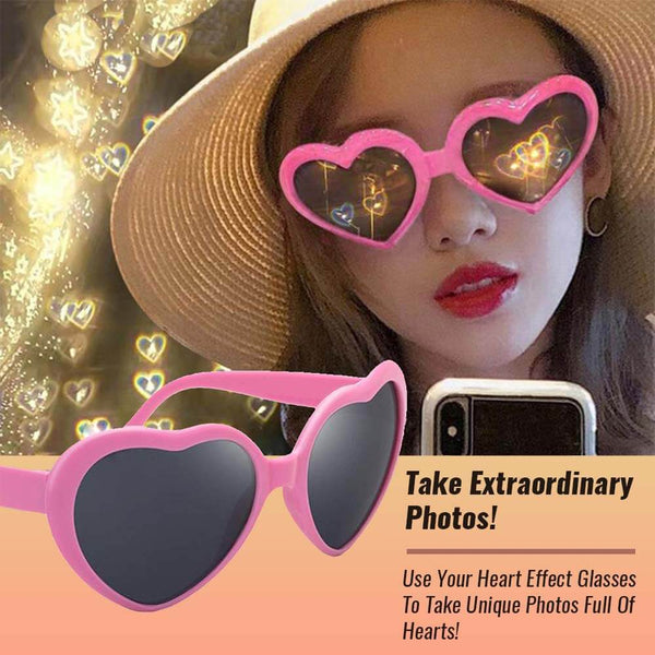 HaloHearts™ Magical Heart Diffraction Special Effect Glasses