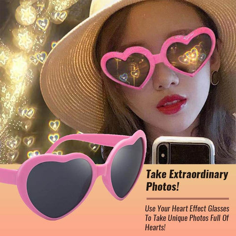 HaloHearts™ Magical Heart Diffraction Special Effect Glasses