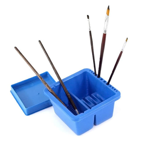 Twin Compartment Brush Washer