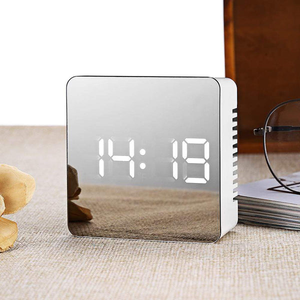 Lumina™ 3-In-1 LED Mirror Alarm Clock