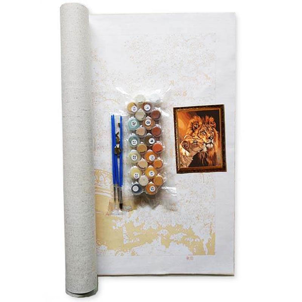 Picarts™ Lion Love Paint-By-Numbers Kit