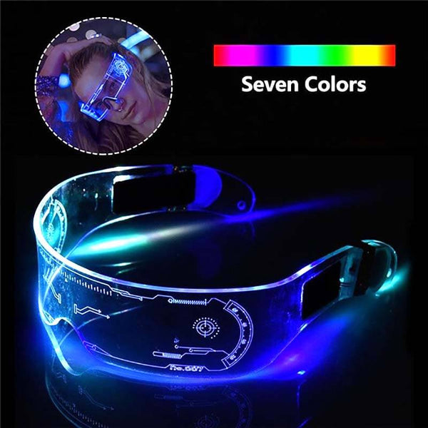Futura™ Luminous Futuristic Multicolor LED Glasses