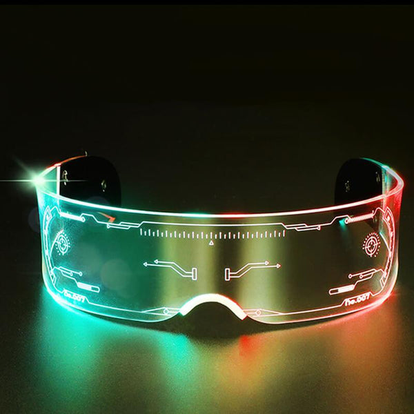Futura™ Luminous Futuristic Multicolor LED Glasses