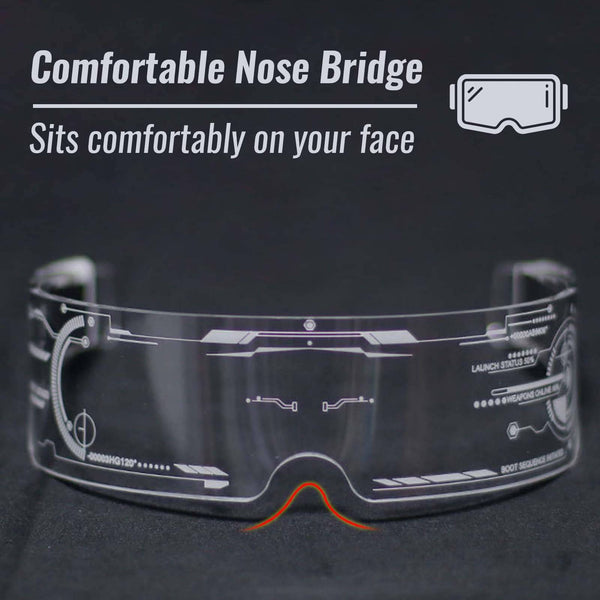 Futura™ Luminous Futuristic Multicolor LED Glasses
