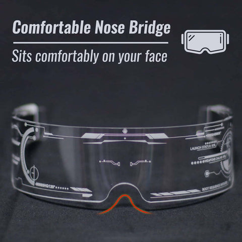 Futura™ Luminous Futuristic Multicolor LED Glasses