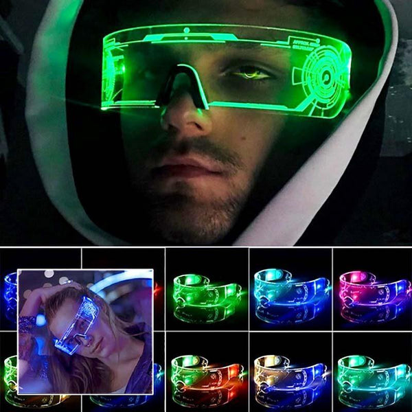 Futura™ Luminous Futuristic Multicolor LED Glasses