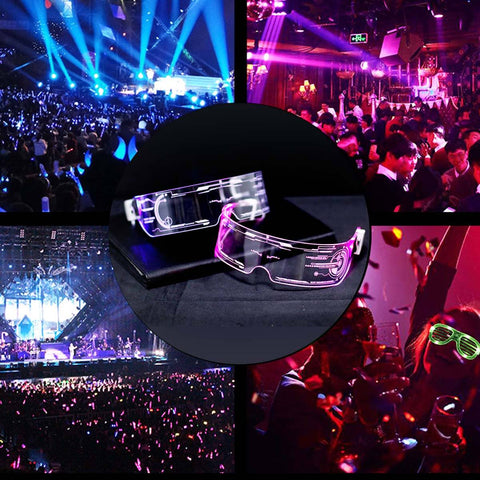 Futura™ Luminous Futuristic Multicolor LED Glasses