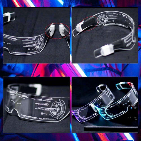 Futura™ Luminous Futuristic Multicolor LED Glasses